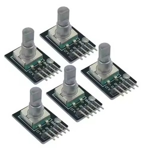 KY-040 360-Grad-Drehgeber Schalter modul Ziegel Sensor Schalter Entwicklung Potentio Meter Knopf Kit für Arduino - Product Image 4