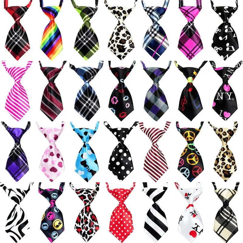 40 Colors Fashion Colorful Super Cool Pet Bow Tie Collar Wholesale Cat Dog Bow Ties Bulk Mix Colors
