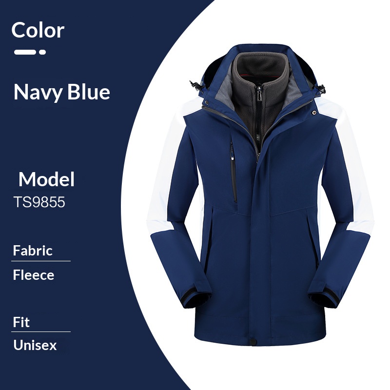 Ts9855 bleu marine-polaire 3 en 1