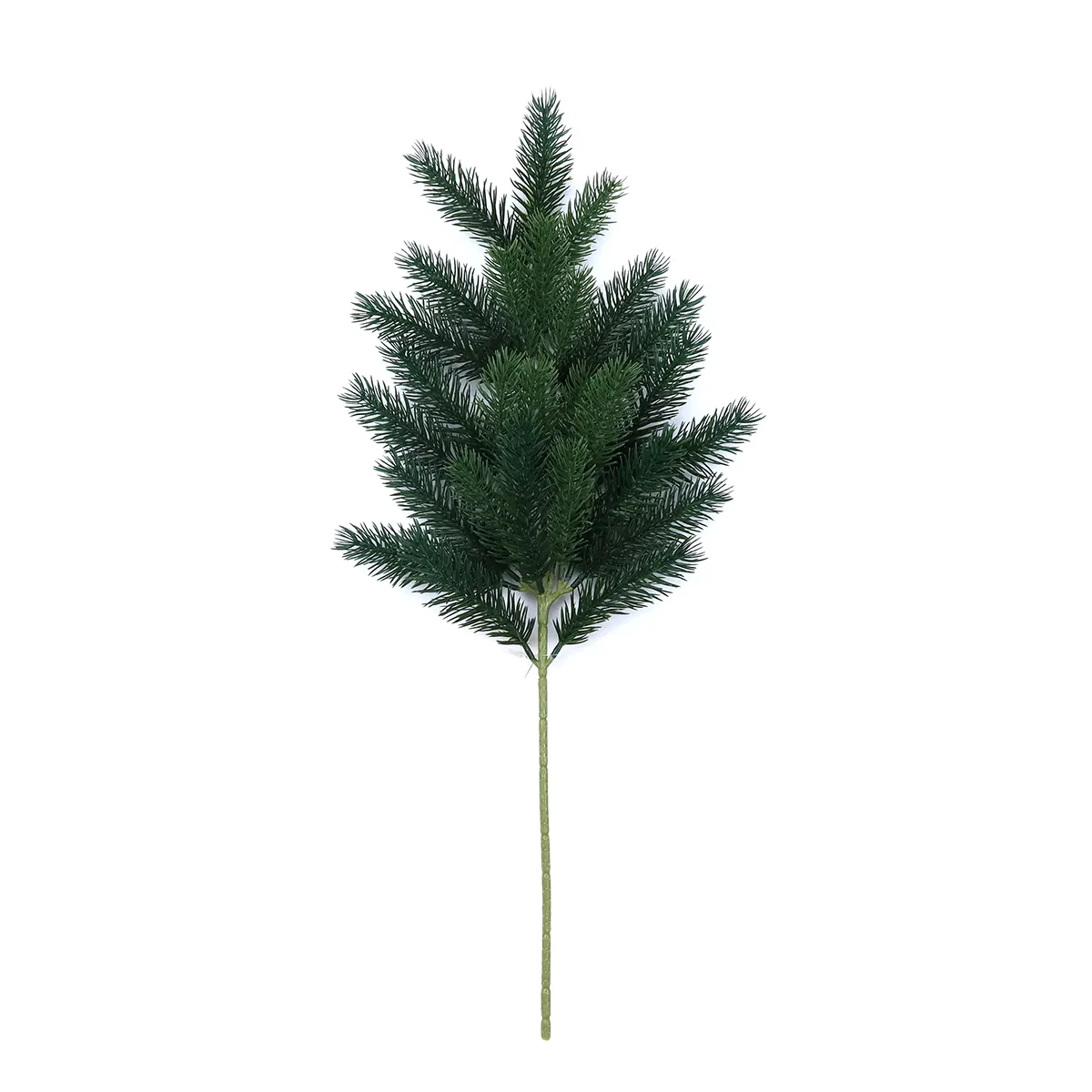 High Quality Customizable Size Artificial Green Pine picks Needles Branches Christmas Tree Wreath Decorative Accessories