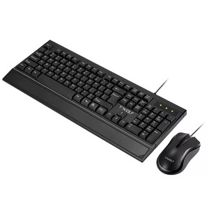 TF300 Optical USB Wired <strong>Keyboard</strong> and <strong>Mouse</strong> Combo for Gaming and <strong>Computer</strong> Desktop Business Office Work - Product Image 1