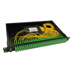 FTTHシステムとPonネットワーク1x32 Plcスプリッタ19インチラックマウントSC APC/UPCコネクタ光ファイバースプリッタ - Product Image 1