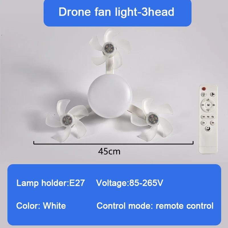 Ventilateur à trois têtes