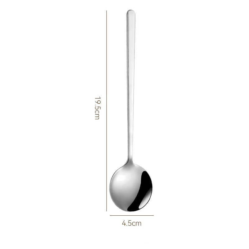 cuchara redonda de plata