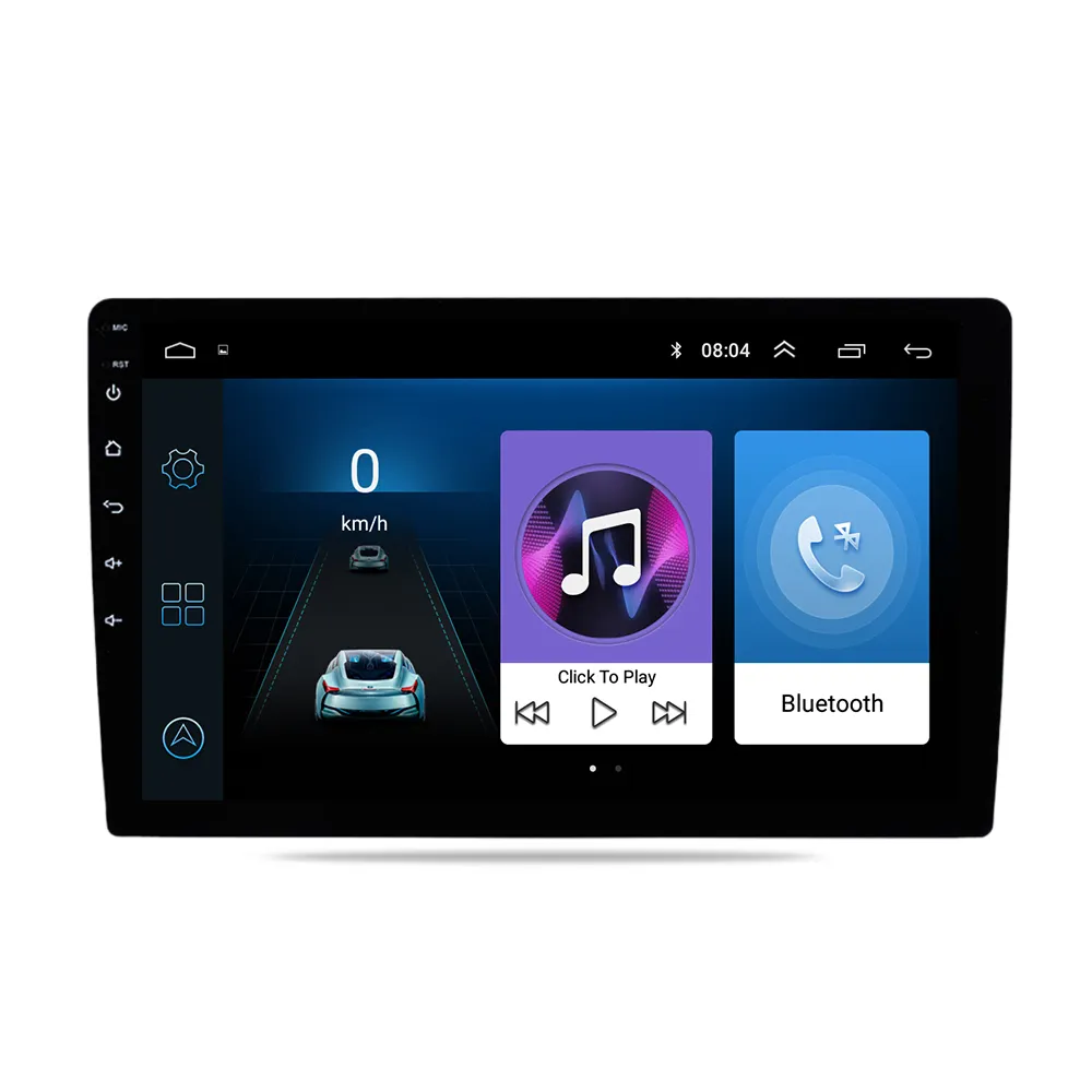 Universal 1 Din 2 Din 7 ''9'' 10 ''IPS pantalla táctil GPS Wifi cámara trasera Android coche DVD Radio Android 10 MP5 Player