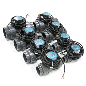 Sea ZJLCD PVC Factory Price DN15-DN80 10-30VDC <strong>Output</strong> <strong>Pulse</strong> and RS485 Data Transmission <strong>Digital</strong> Water Flow Meter Counter - Product Image 3