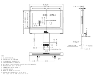 HSG12864-110 ATORCH 128x64 Anzeige grüner Bildschirm LCD-Modul und weißer Code für Arduino - Product Image 6