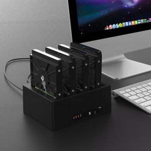 MAIWO Quad-bay Hdd Clone Docking Station ,support 2.5&quot;/3.5&quot; Sata Hard Disk Drive,4pcs SSD, Usb3.0 5Gbps,tool Free Design - Product Image 6