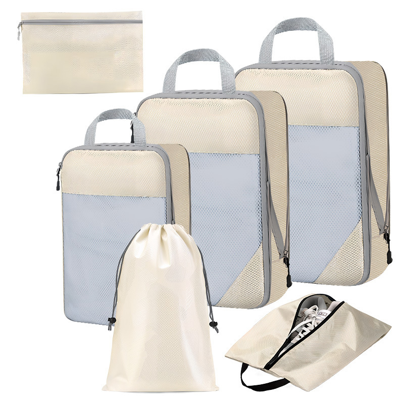 Ensemble 6 pièces beige crème