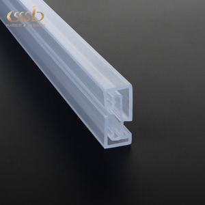 Kunststoff transparentes <span class=keywords><strong>PVC</strong></span>-Führungs gleit schienen profil für Kabel