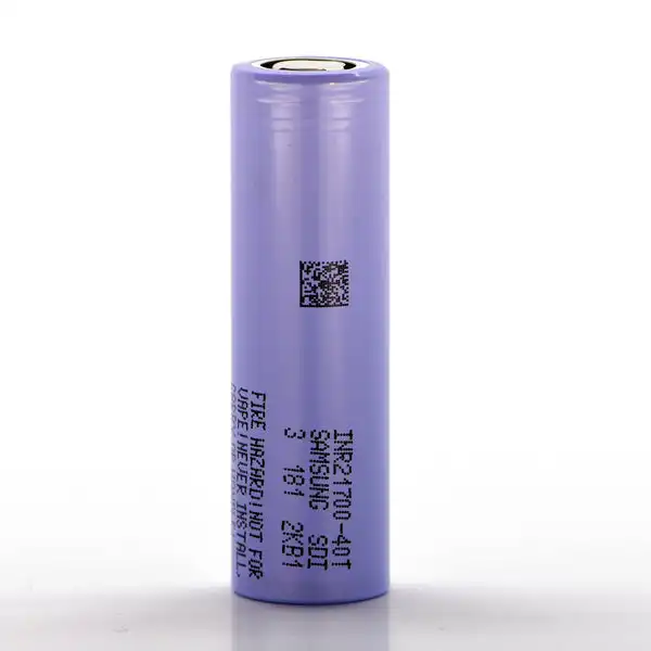 Batterie au Lithium à décharge élevée 10C 21700 4000mAh SDI INR21700 40T batterie au Lithium-Ion pour SAMSUNG 21700 40T