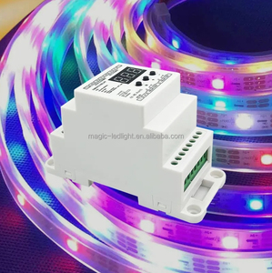 DIN-Rail DMX-Controller-Decoder DC 12V 24V 3CH DMX512 zu PWM-Dimm signal ausgangs wandler mit konstanter Spannung für RGB-Streifen - Product Image 6