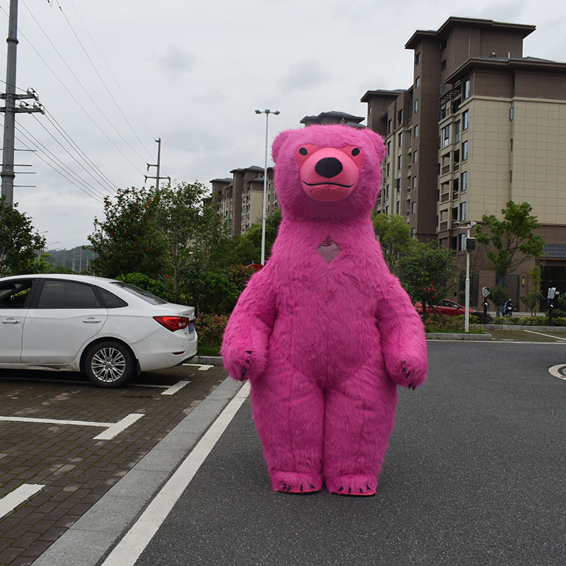 Orso polare rosa rosso