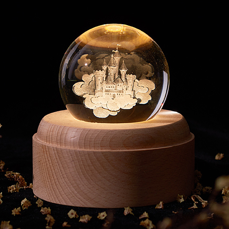 Boule de cristal du château de nuages