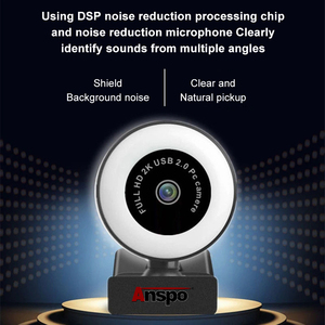 5MP USB Webcam Tự Động Tập Trung Cho Trò Chuyện Phòng Hội Nghị Cuộc Họp Live Streaming Máy Tính Xách Tay Máy Tính Vòng Ánh Sáng USB Máy Ảnh An Ninh - Product Image 3