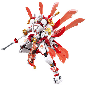 Sluban Fengshen mitoloji Mecha Robot yapı taşları Nezha Yang Jian dokuz kuyruklu tilki plastik montaj oyuncak Boys için - Product Image 1