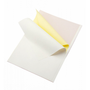 Venta de fábrica Papel sin carbón 2 capas Ncr Papel de copia sin carbón Cf Cfb Cb Materia prima 48gsm 55gsm - Product Image 1