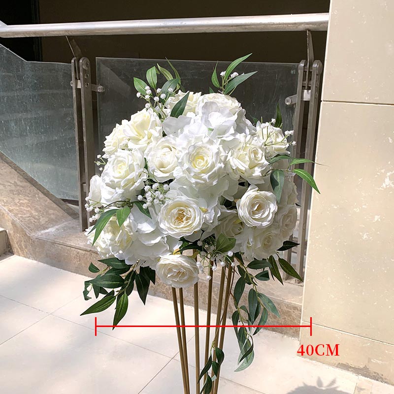 40cm Ace Flower Bulb Green White