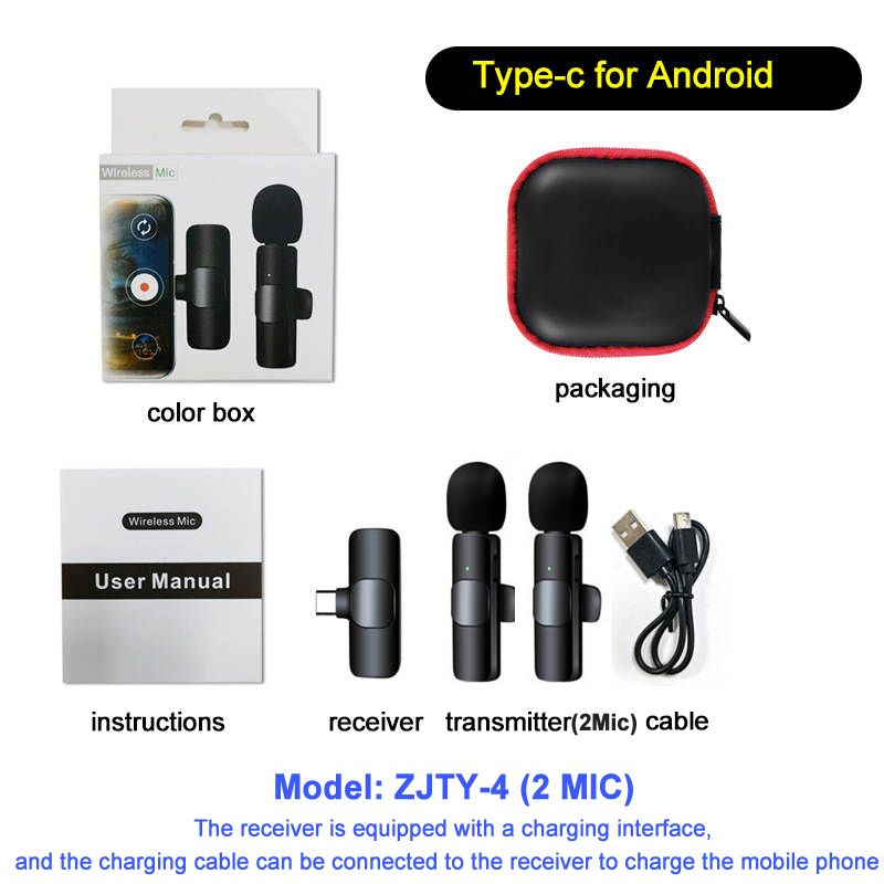 ดำ, พิมพ์-C สำหรับ Android(2Mic)