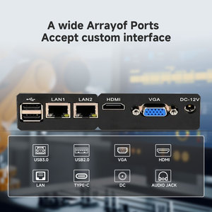 Core processore i5-3437U ubuntu mini pc con VGA HD-MI LVDS 6USB RS232 DDR3 8GB canale di memoria - Product Image 3