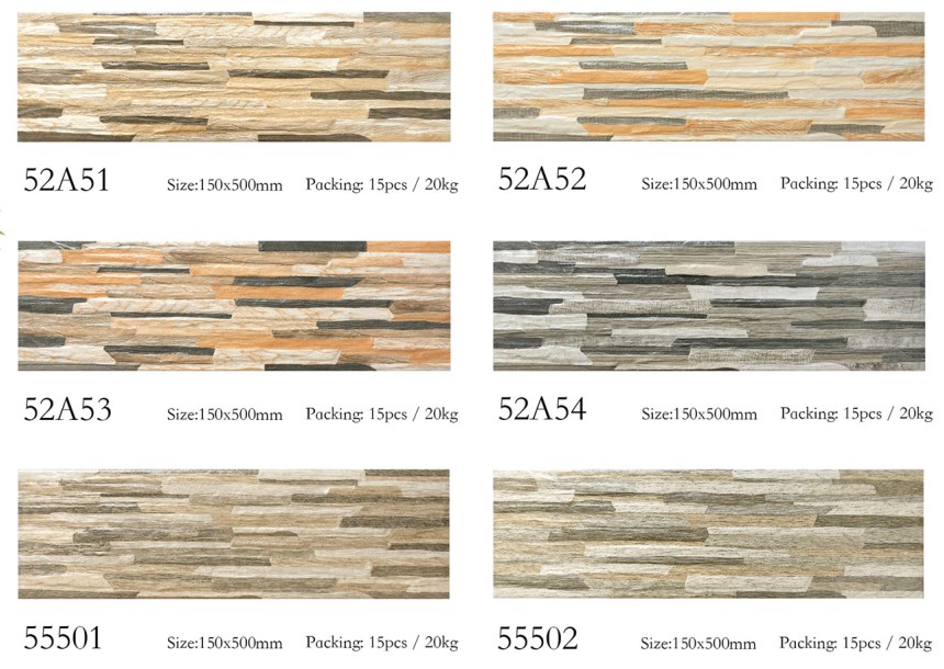 Cheap textured natural decorative outdoor stone wall tiles from factory 150x500mm