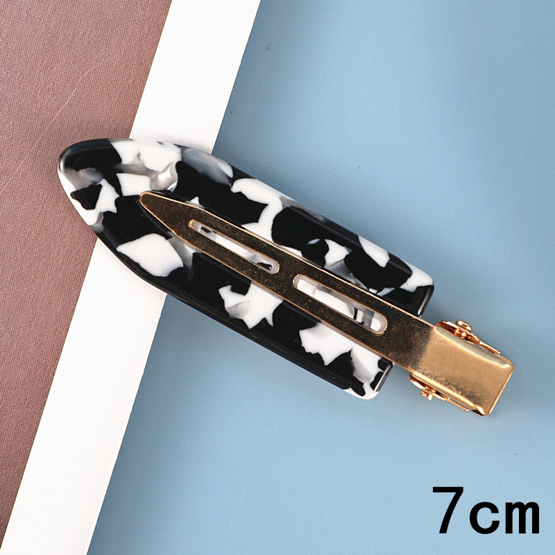 8 acetic acid 7cm seamless hair clip