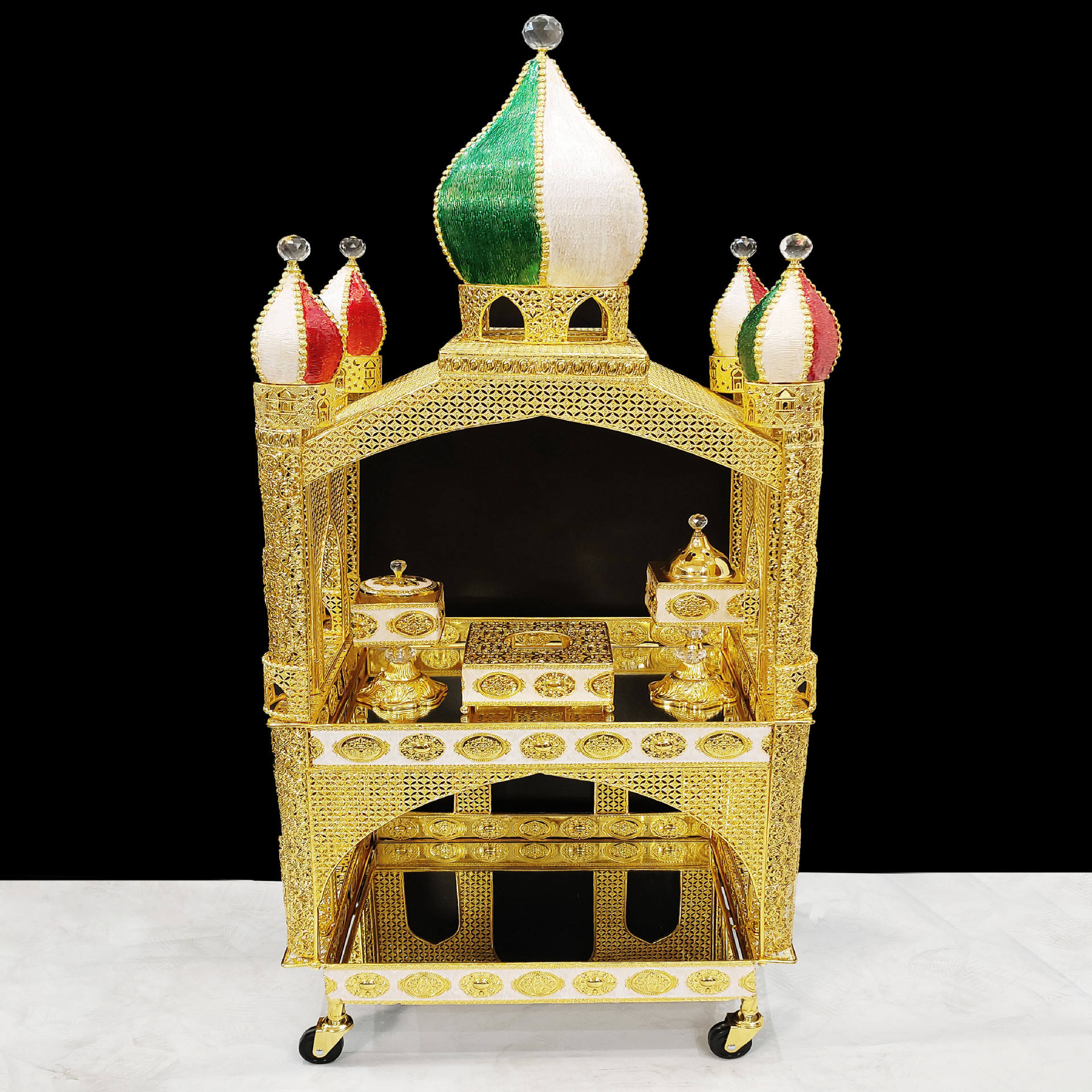 Table basse double couche Castle