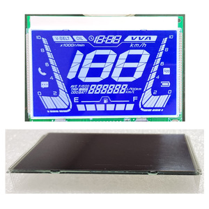 Kunden spezifisches VA TN Corner Cut Fase Spezial förmiges LCD-Bildschirm modul Digitales Tachometer LCD-Display 7 Segment für Kraftfahrzeuge - Product Image 2