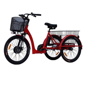 24 Zoll 3 Rad Urban Elektro fahrrad Big Motor Reverse Dreirad Günstige Verkauf Aluminium legierung Rahmen 48V Lithium Batterie Power - Product Image 1