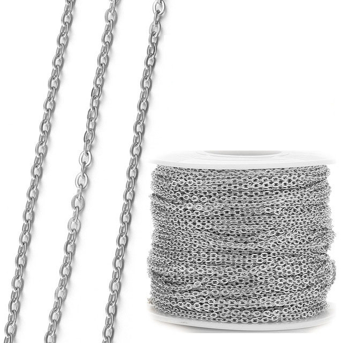 Acier inoxydable B de 2 mm de largeur