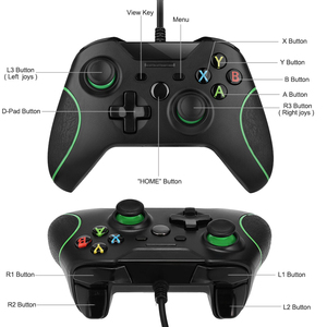3rd Party Wired Gamepad Joystick with Vibration Motor Controller for Microsoft for <strong>Xbox</strong> One S Slim - Product Image 6