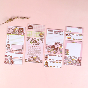 工厂定制设计制作记事本纸笔记卡通无胶办公记录笔记纸 - Product Image 1