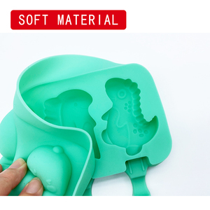 Hot bán phim hoạt hình Silicone <span class=keywords><strong>Ice</strong></span> Khuôn Silicone Popsicle khuôn trẻ em <span class=keywords><strong>Ice</strong></span> <span class=keywords><strong>Cream</strong></span> Maker tùy chỉnh BPA free - Product Image 4