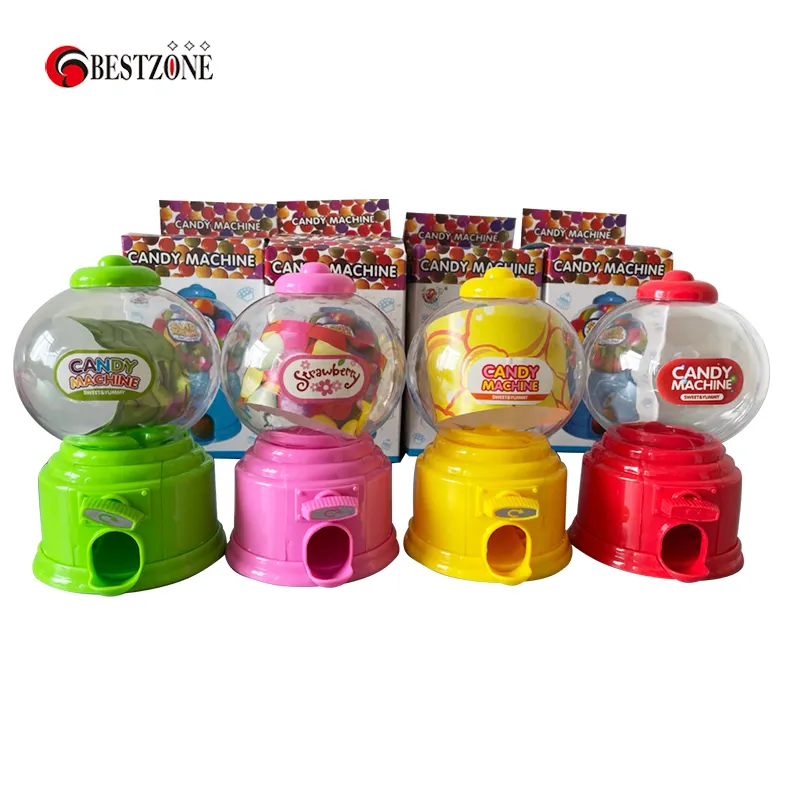 Lucu Bulat Kecil Permen Dispenser 40G Mini Gumball Mesin Permen Manis Mainan untuk Anak-anak