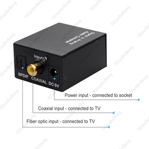 Convertidor Digital a analógico DAC fibra Coaxial óptica SPDIF a RCA adaptador de Audio Jack de 3,5mm con adaptador de Cable óptico - Product Image 3