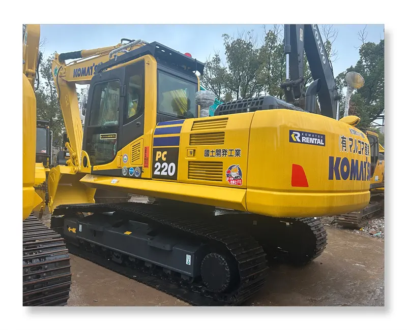 Ban đầu KOMATSU PC 220 máy xúc cũ KOMATSU pc220 sử dụng Nhật Bản làm KOMATSU sử dụng máy xúc