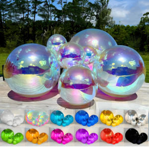 PVC Small Inflatable Globe Mirror <strong>Ball</strong> Outdoor Event Promotions Party Air <strong>Dancer</strong> Christmas Tailored Shiny Balloon - Product Image 3
