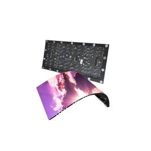 Крытый SMD полноцветный светодиодный дисплей гибкий RGB изогнутый Мягкий СВЕТОДИОДНЫЙ модуль панели P2 P2.5 P3.076 P4 различных размеров - Product Image 1
