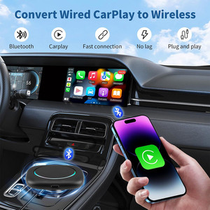 Android 13 kablosuz Carplay Ai kutusu Android Audi A4 A8 B9 A8 Mmi2 Q7 Jaguar Xe için oto - Product Image 2