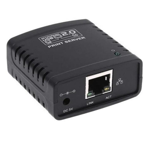 <strong>USB</strong> 2.0 LRP Print Server Share a LAN Ethernet Networking <strong>Printer</strong> Power Adapter <strong>USB</strong> HUB 100Mbps Network Print Server - Product Image 1