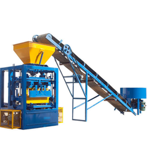 QT4-24B教客户使用半自动混凝土砌块机生产路缘石砌块 - Product Image 6