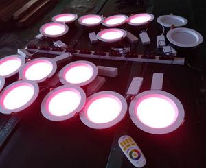 New Arrival DC12V RGB 3W <strong>5W</strong> 6W 9W <strong>Led</strong> Down Light with Remote Controller for Ceiling