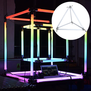 360 вид dmx управление 512 rgb светодиодный Метеоритный светильник