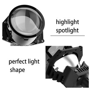 110W 11000LM 3 inç Bi Led projektör Lens araba evrensel G90C Bi Led projektör 3 inç 6500k yüksek düşük işın - Product Image 3