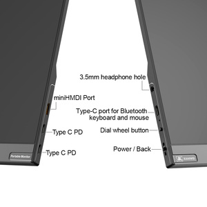 ポータブルミニモニター付きタッチ良好15.6 \ "IPSパネルスクリーンエクステンダー用ラップトップMac PC PS4/5スイッチ14 \" ラップトップスクリーン - Product Image 4