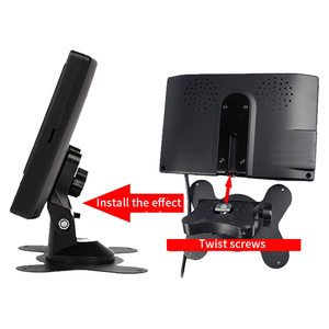 16:9 VGA AV input Remote Control schermo da 7 pollici1024 * 600 monitor per auto DC 12V - 24V HDMA ad alta risoluzione - Product Image 5