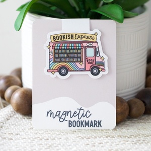 <strong>Bookish</strong> Book Club Lover Gifts Custom Printing Paper Magnet Magnetic Bookmarks Book Stopper Book Marker