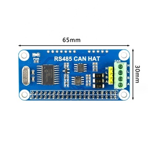 Placa de desarrollo de placa de expansión CAN RS485, módulo CAN, comunicación UART, RS485 CAN HAT para Raspberry Pi 4B/3B +/Zero W