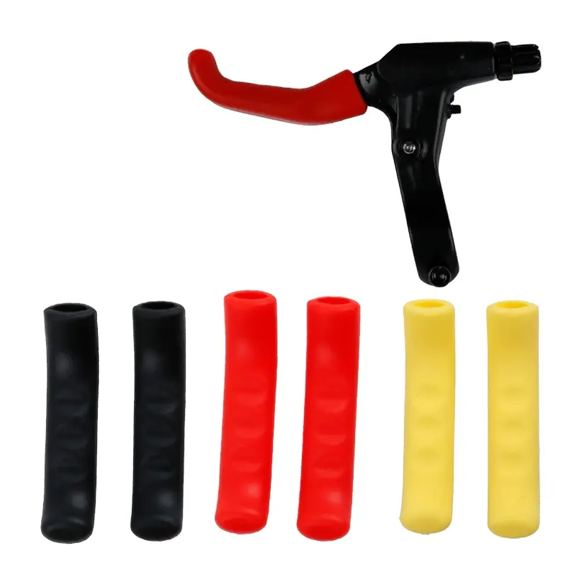 Wholesale 1 Pair Waterproof Bicycle Brake Handle Cover Silicone Brake Handle Lever Protection Sleeve