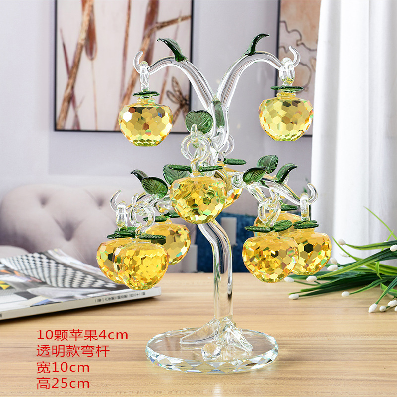10 hanging all yellow apple trees
